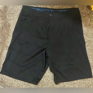 Denali Men Shorts Sz 30 Black Flat Front Stretch Golf Hybrid Walk Casual Outdoor